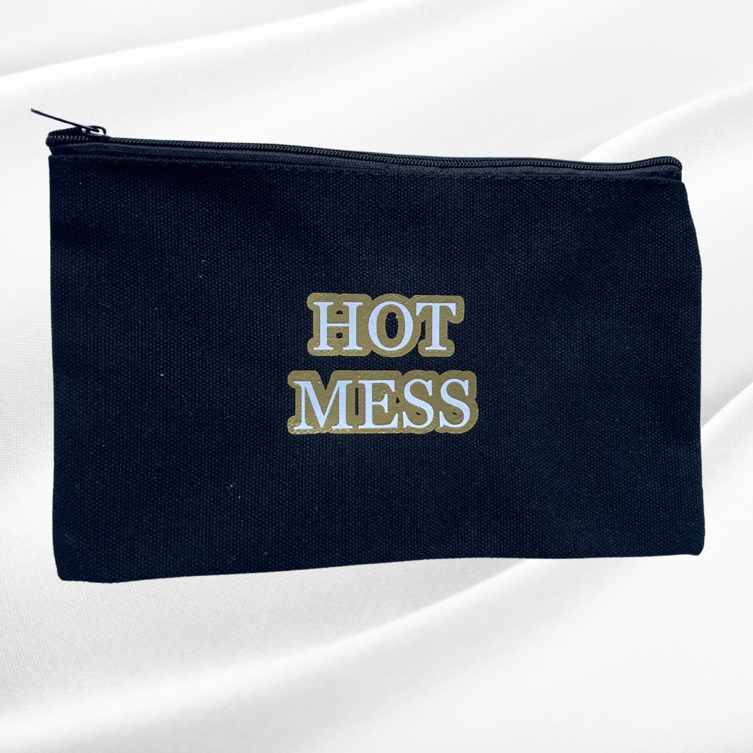 C A N V A S B A G Hot Mess - Witte Art