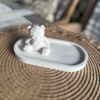 Geometric Teddy statue White