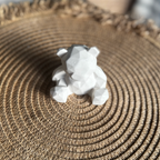 Geometric Teddy statue White