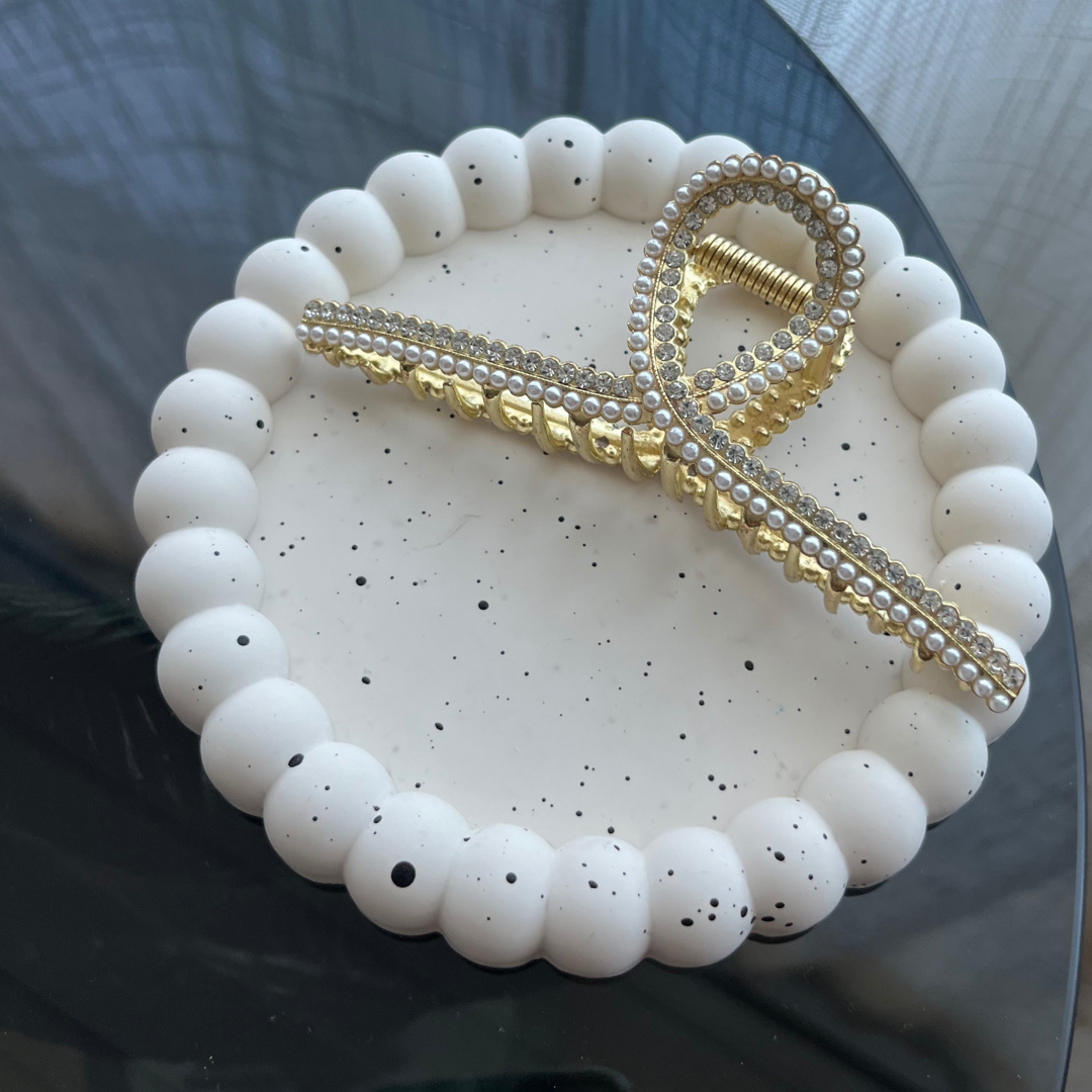 B O B B I  Tray White with Black speckle
