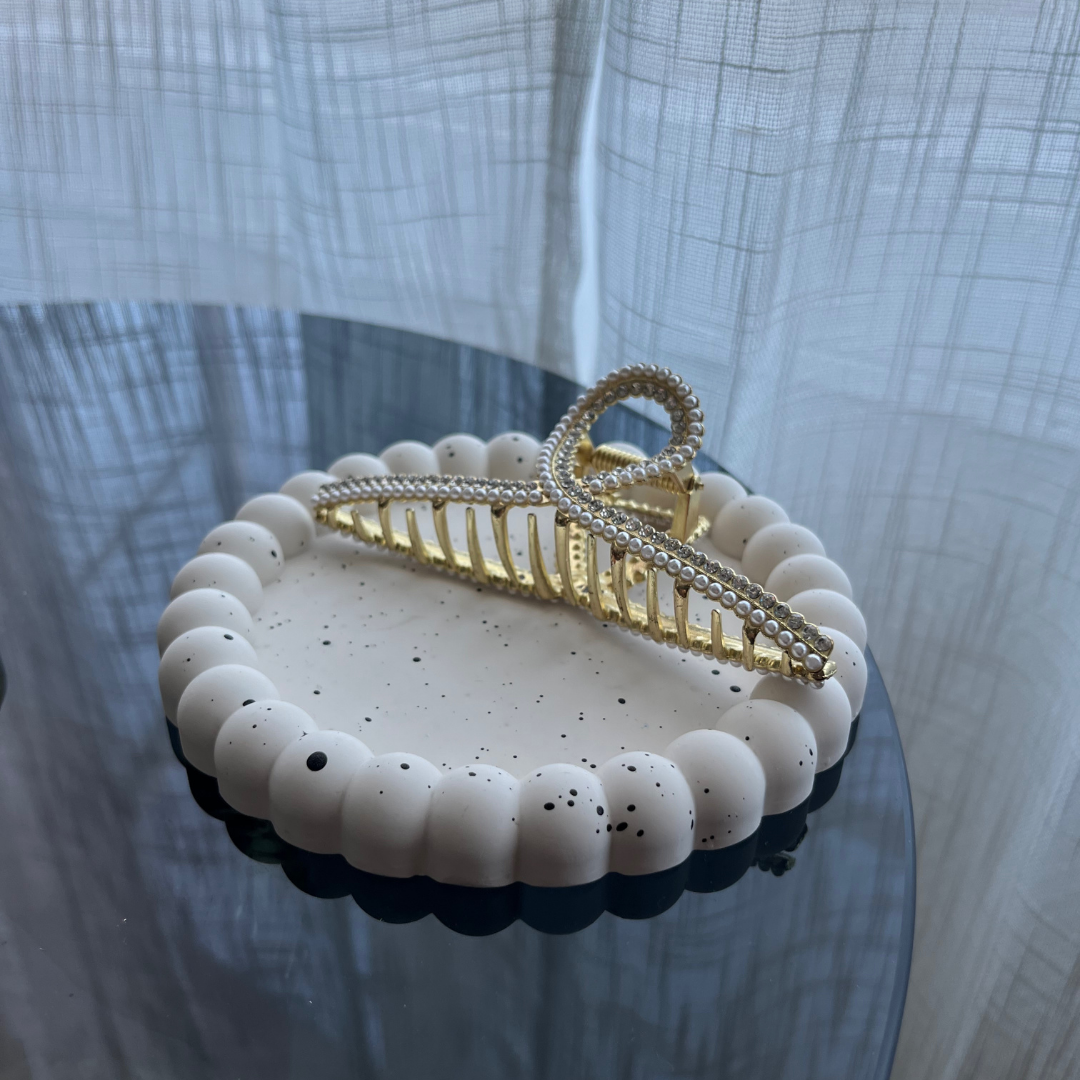 B O B B I  Tray White with Black speckle