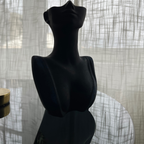 V A L E R I A Vase Black with Green glitter - Witte Art