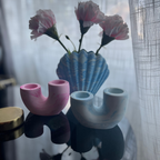 U M A candle holder Pink marble