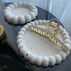 B O B B I  Tray White with Black speckle