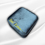 D A L I A  Personalized Travel jewelry box with name Deluxe - Blue