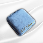 D A L I A  Personalized Travel jewelry box with name Deluxe - Blue