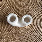 U M A candle holder beige marble