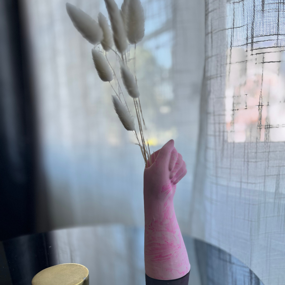 S T E L L A Vase pink marble
