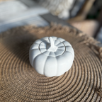 Decorative Pumpkin Large – White