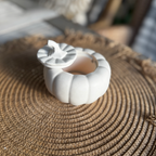 Decorative Pumpkin Large – White