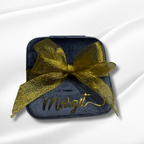 D A L I A  Personalized Travel jewelry box with name Deluxe - Blue