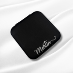 P O L L Y   Personalized Travel jewelry box with name - Black