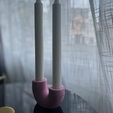 Load image into Gallery viewer, U M A candle holder Pink marble
