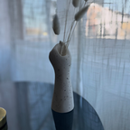 S T E L L A Vase White with Black sparkle