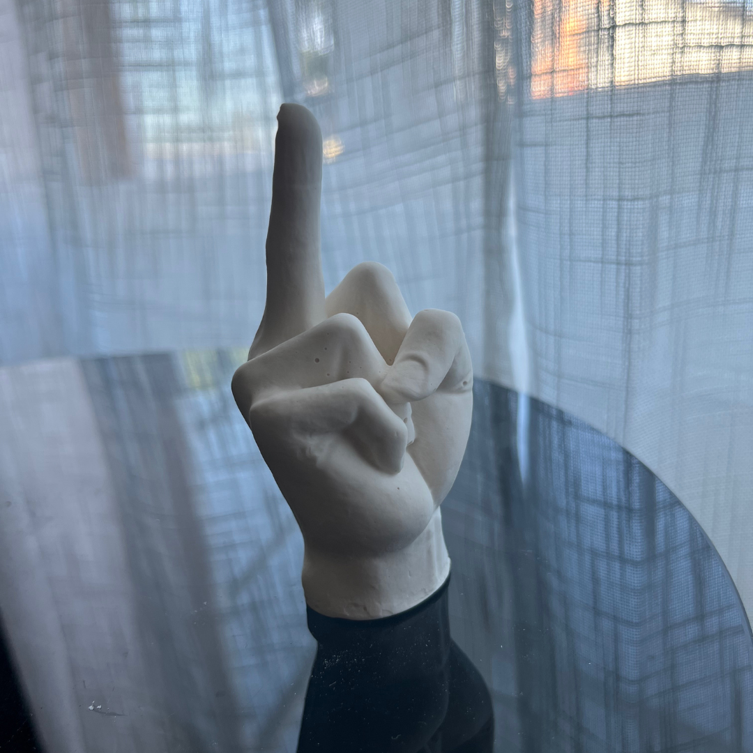 F U Ring holder White - Witte Art