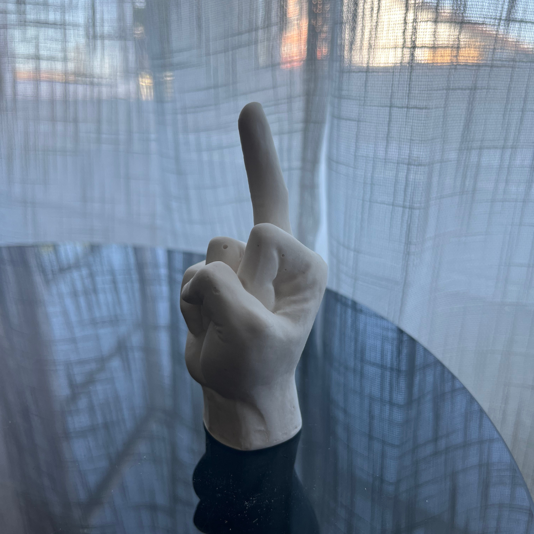 F U Ring holder White - Witte Art
