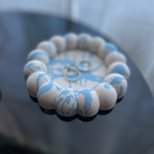 Load image into Gallery viewer, B E C C I E  Tray White with Blue splash
