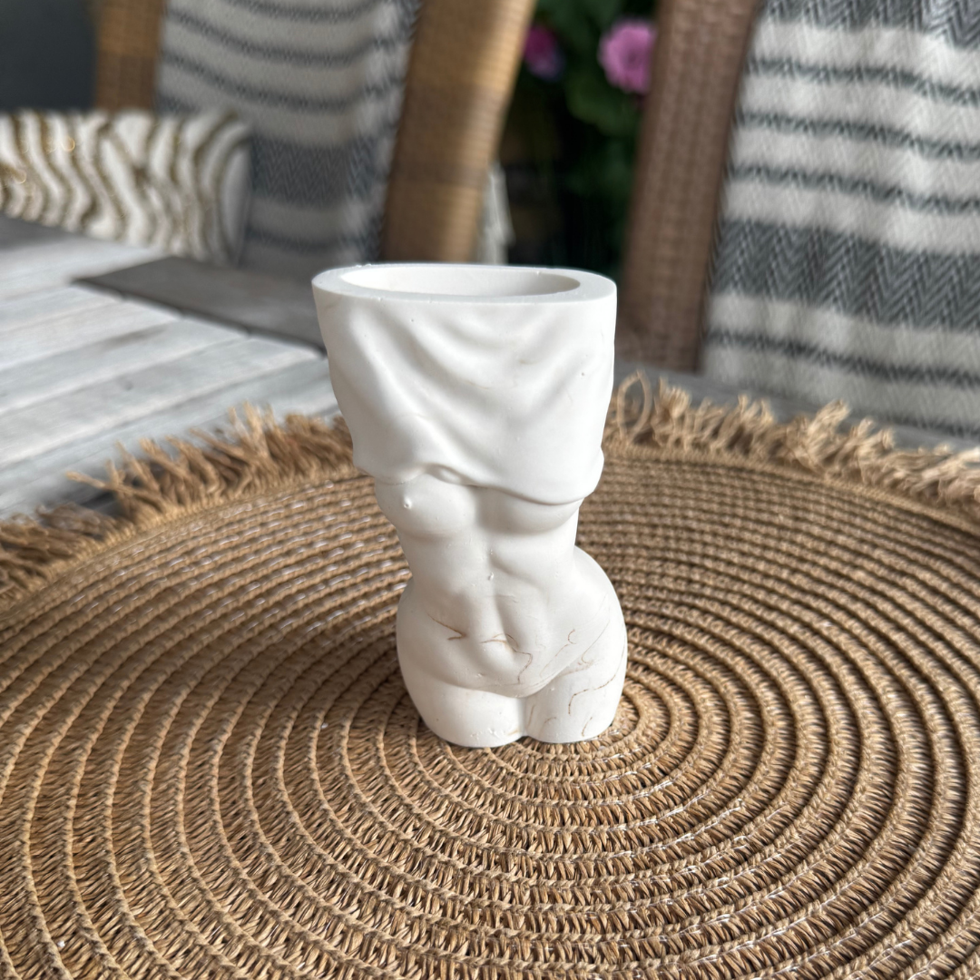 V I C T O R I A  vase Beige Marble