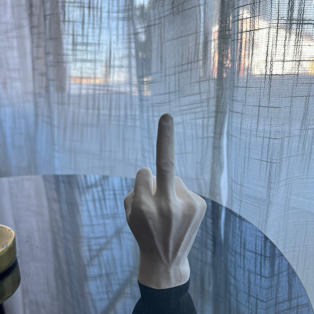 F U Ring holder White - Witte Art