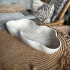 Wave tray Beige Marble