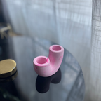 U M A candle holder Pink marble