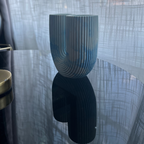 A G A T H A Vase Blue marble