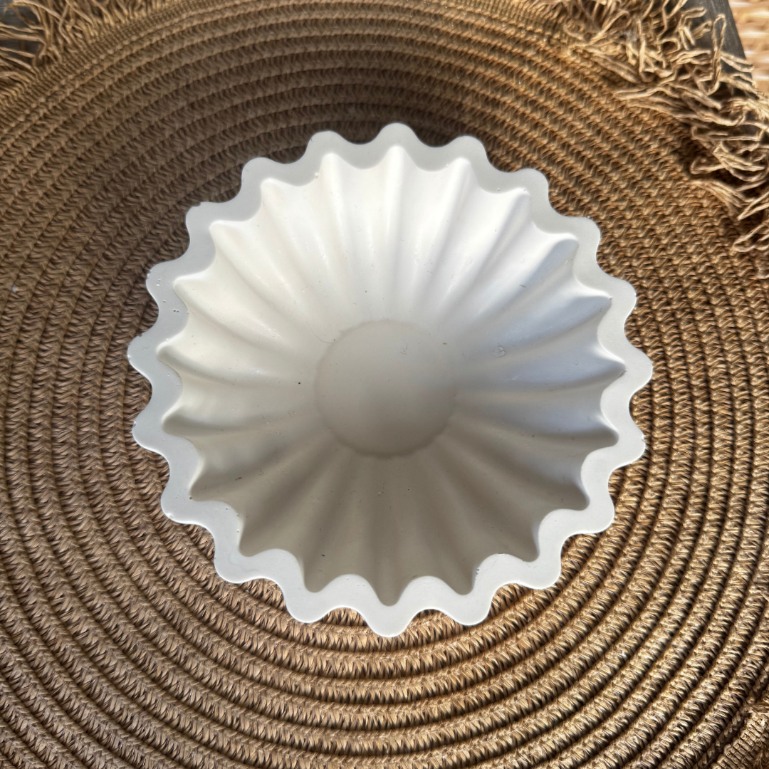 Waffle Tray Large White