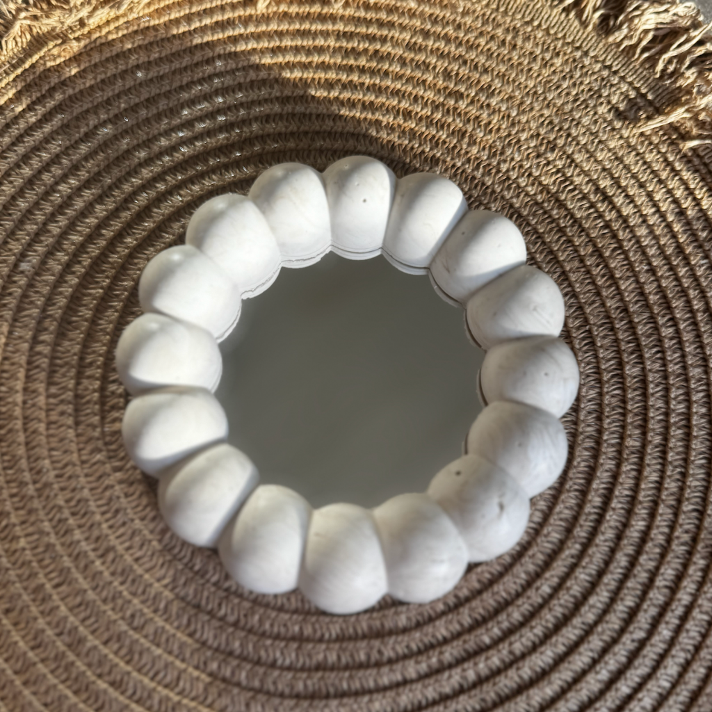 B E L L A Tray Mirror Beige Marble