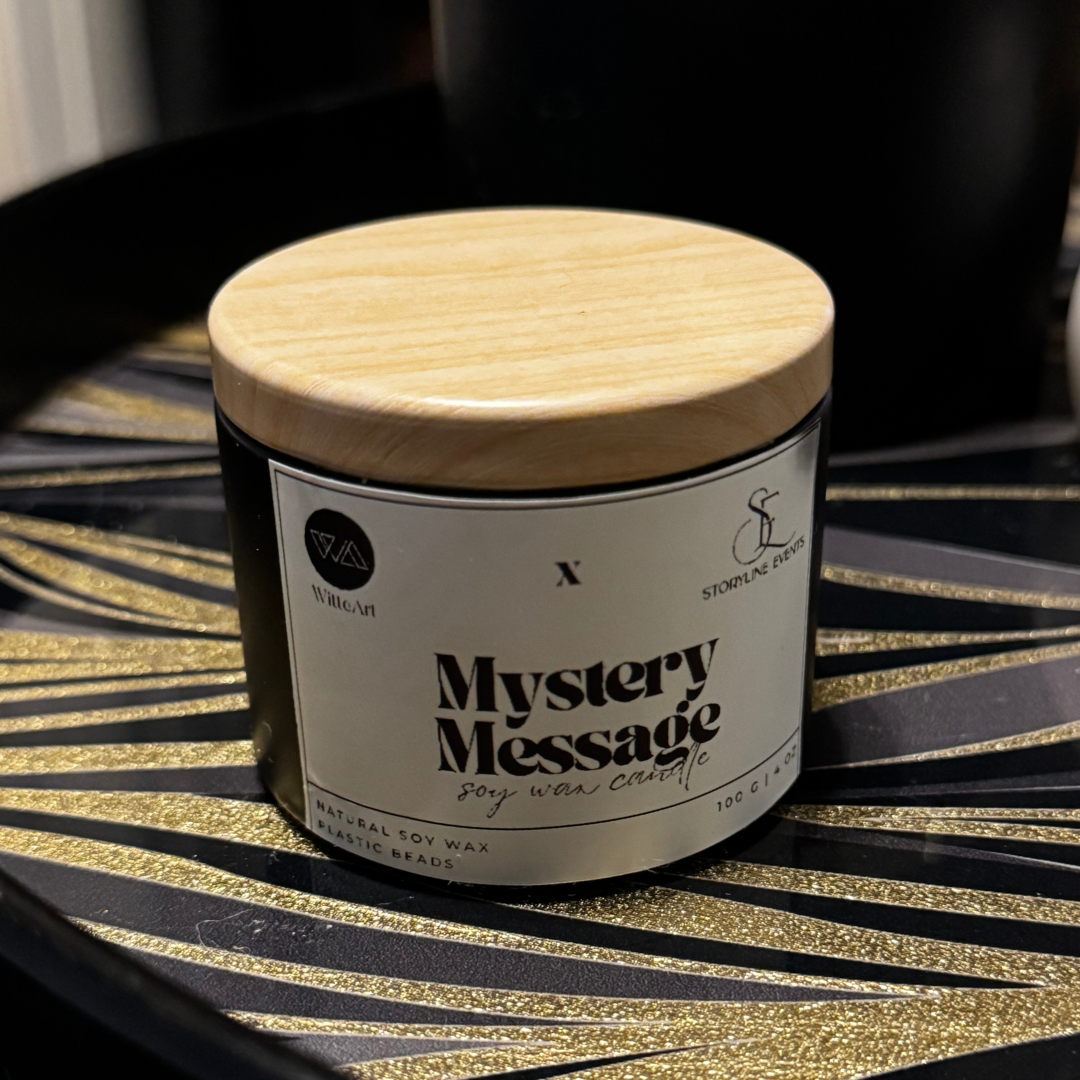Mystery Message Candle - Witte Art