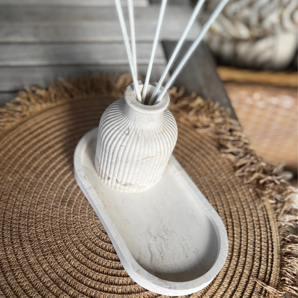 EVE Vase Beige Marble