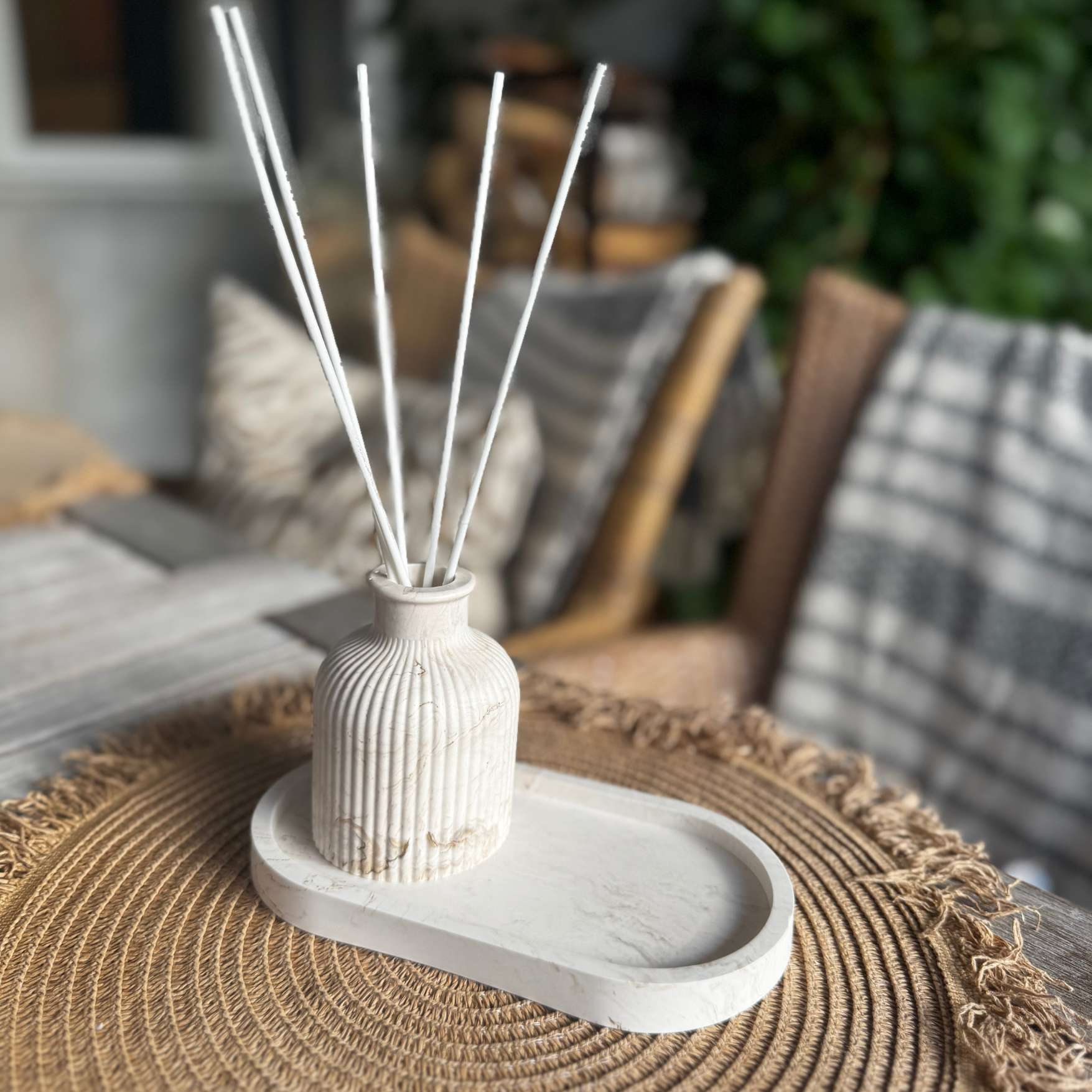 EVE Vase Beige Marble