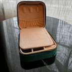 D A L I A  Personalized Travel jewelry box with name Deluxe - Green