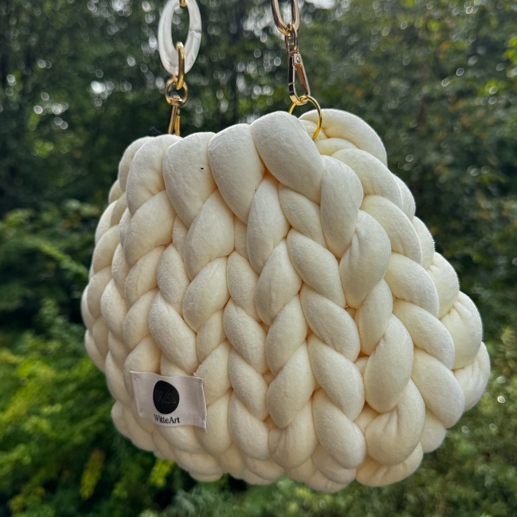 Bubble Bag White Cream