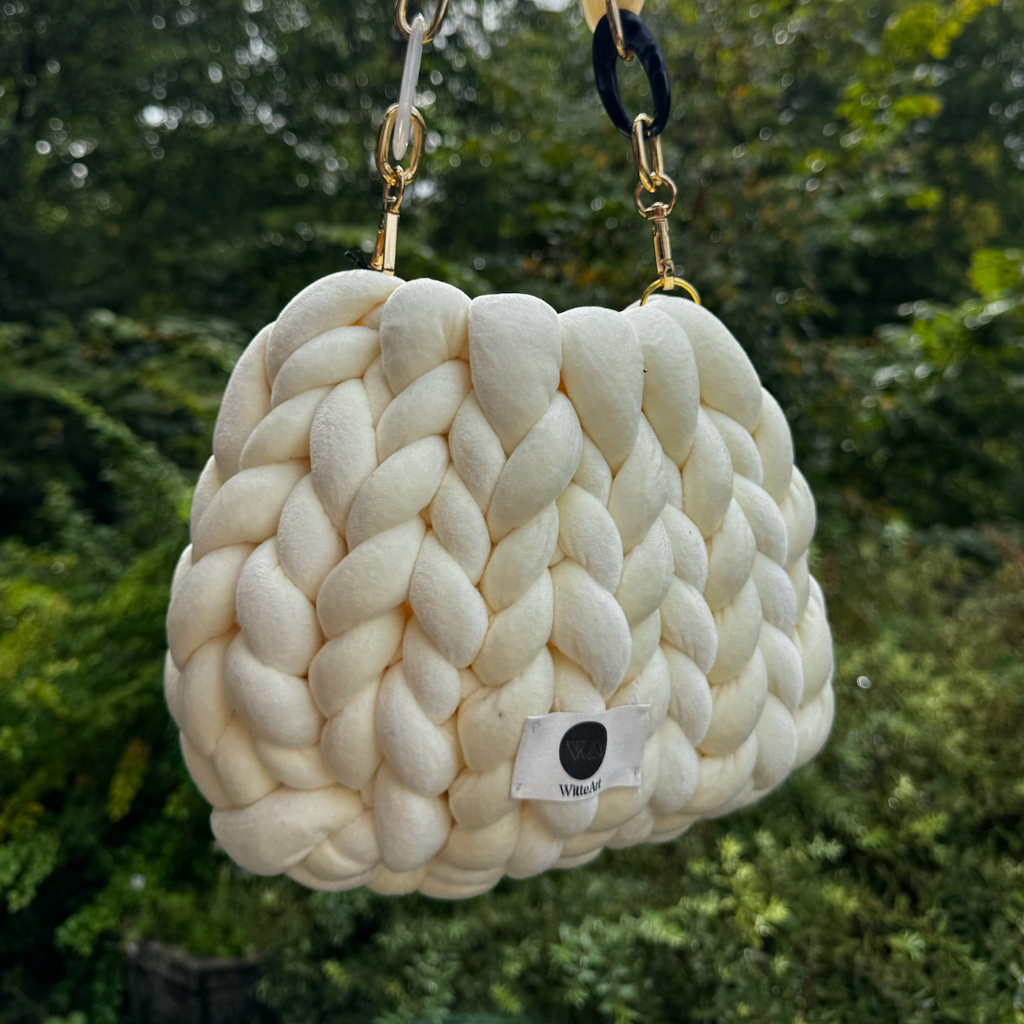 Bubble Bag White Cream