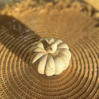 Decorative Pumpkin Small – Beige marble