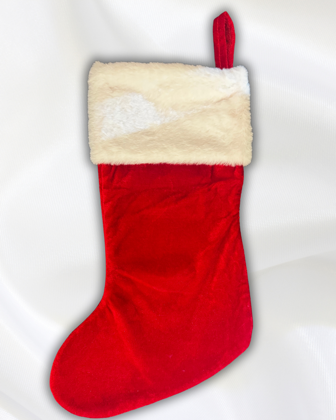 Christmas stocking with name - Red