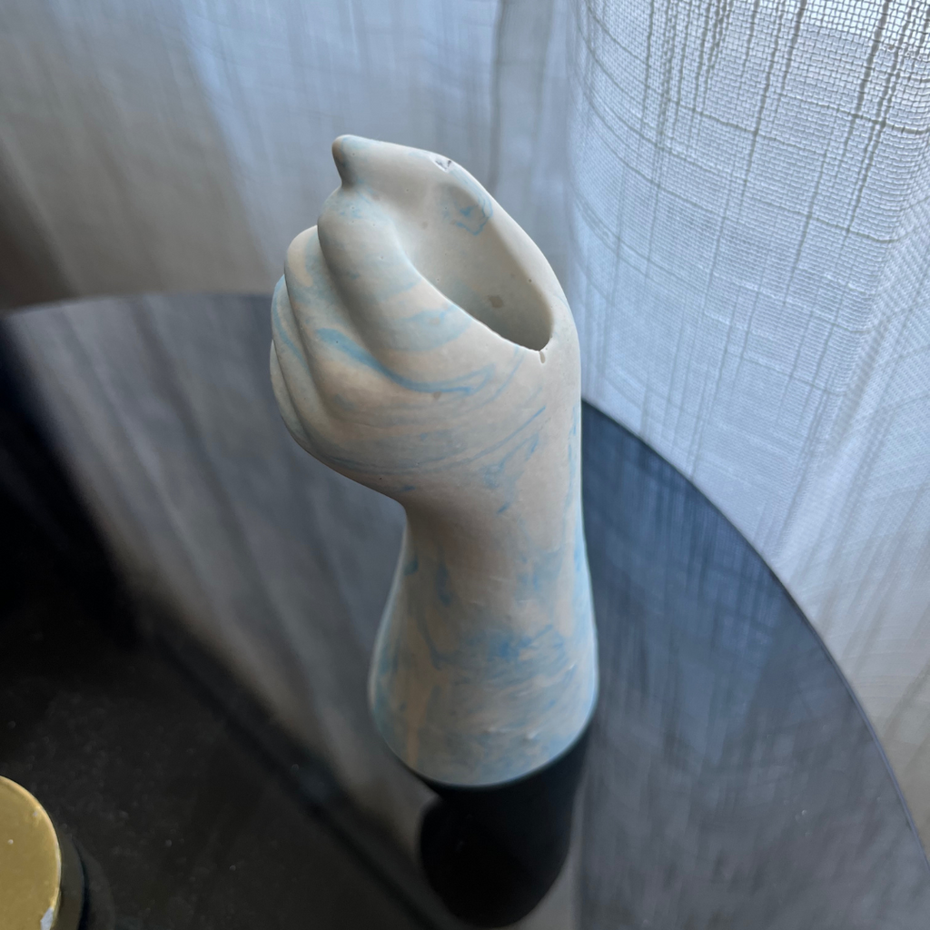 S T E L L A Vase Blue marble