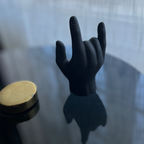 L O V E  Ring holder Black