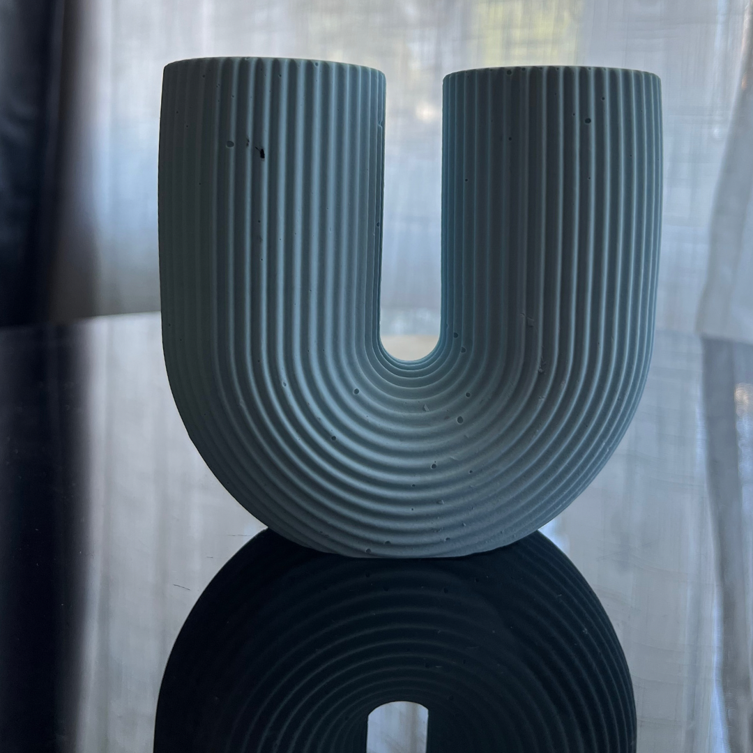 A G A T H A Vase Blue - Witte Art