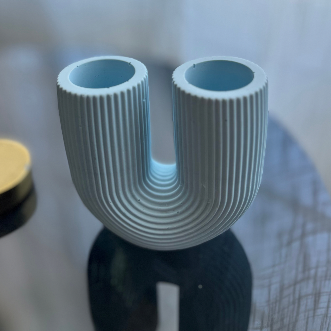 A G A T H A Vase Blue - Witte Art