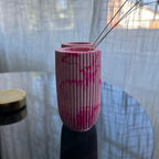 A G A T H A Vase Pink - Witte Art