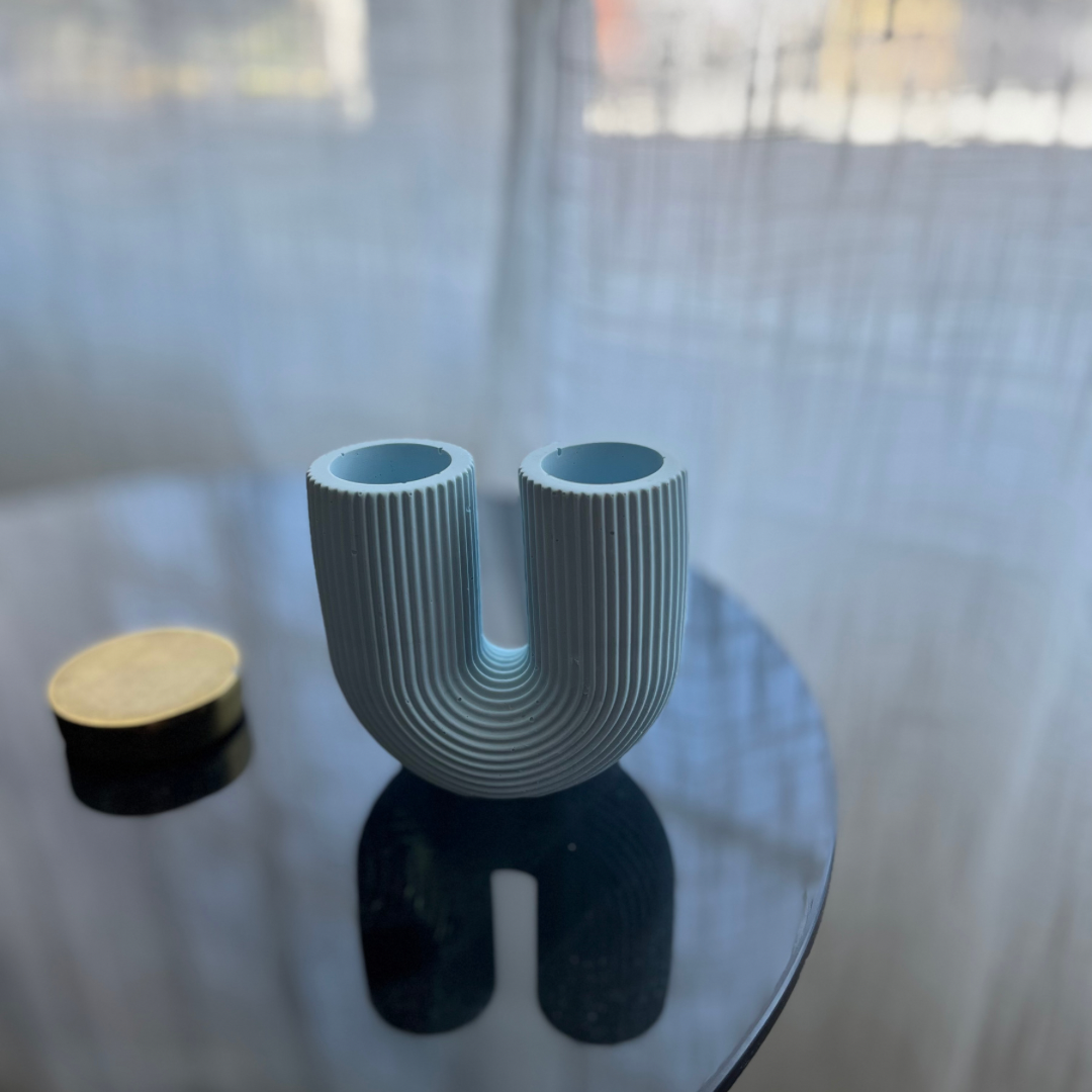 A G A T H A Vase Blue - Witte Art