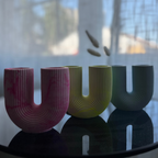 A G A T H A Vase Pink - Witte Art