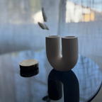 A G A T H A Vase white - Witte Art