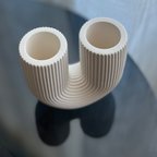 A G A T H A Vase white - Witte Art