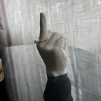 F U Ring holder White Marble - Witte Art