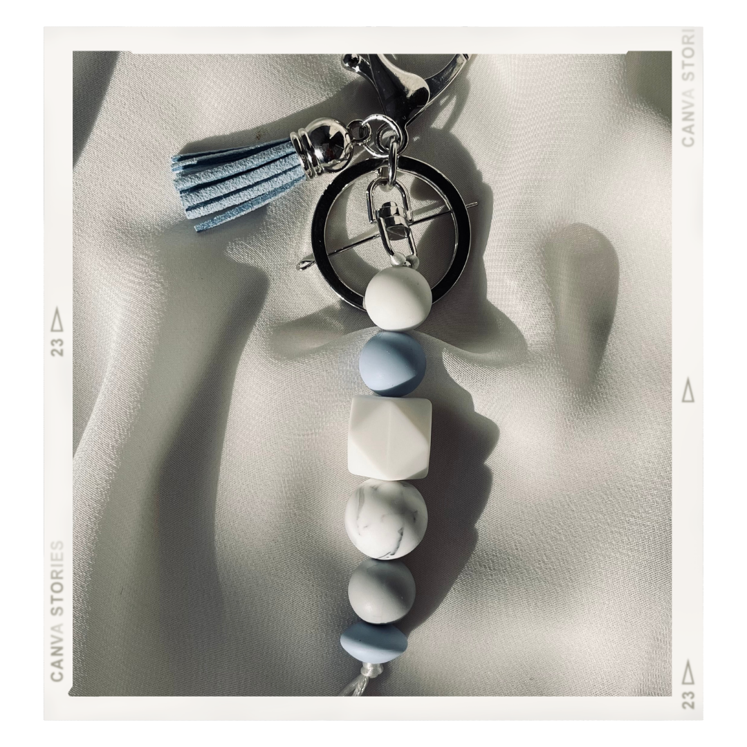 C L A S S I C Keyring - Witte Art