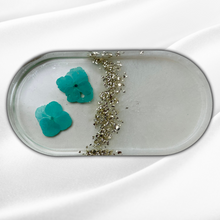 Load image into Gallery viewer, A L Y A Tray Turquoise marble - Witte Art
