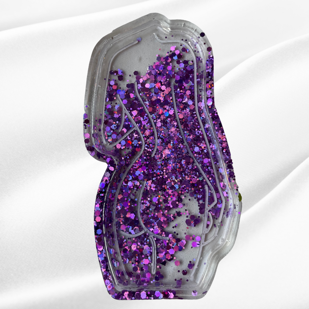M A Y A Tray Purple dust - Witte Art