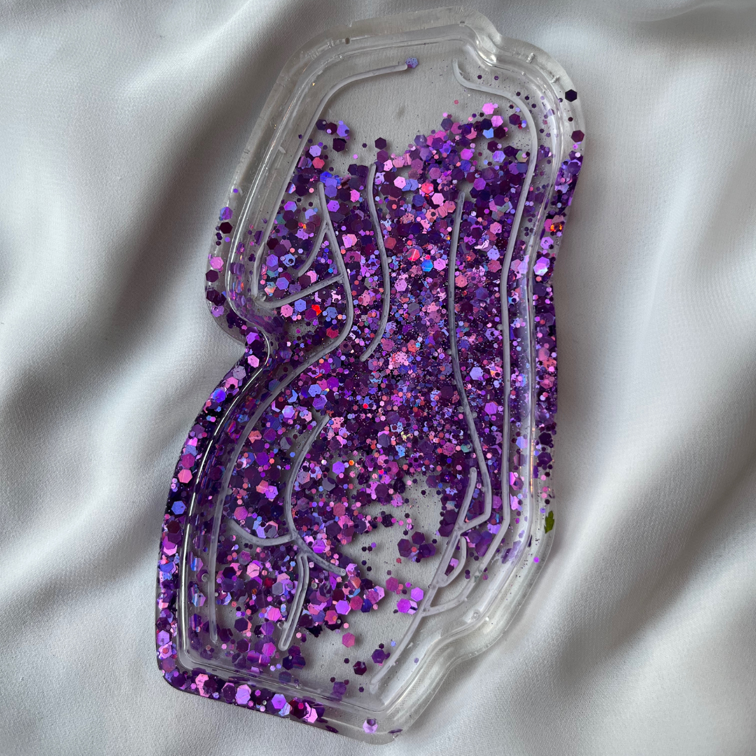 M A Y A Tray Purple dust - Witte Art